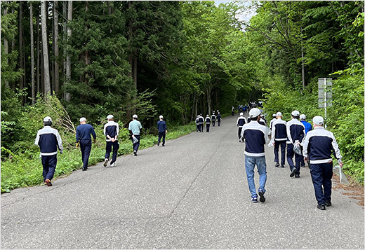 信濃町工場　環境美化運動